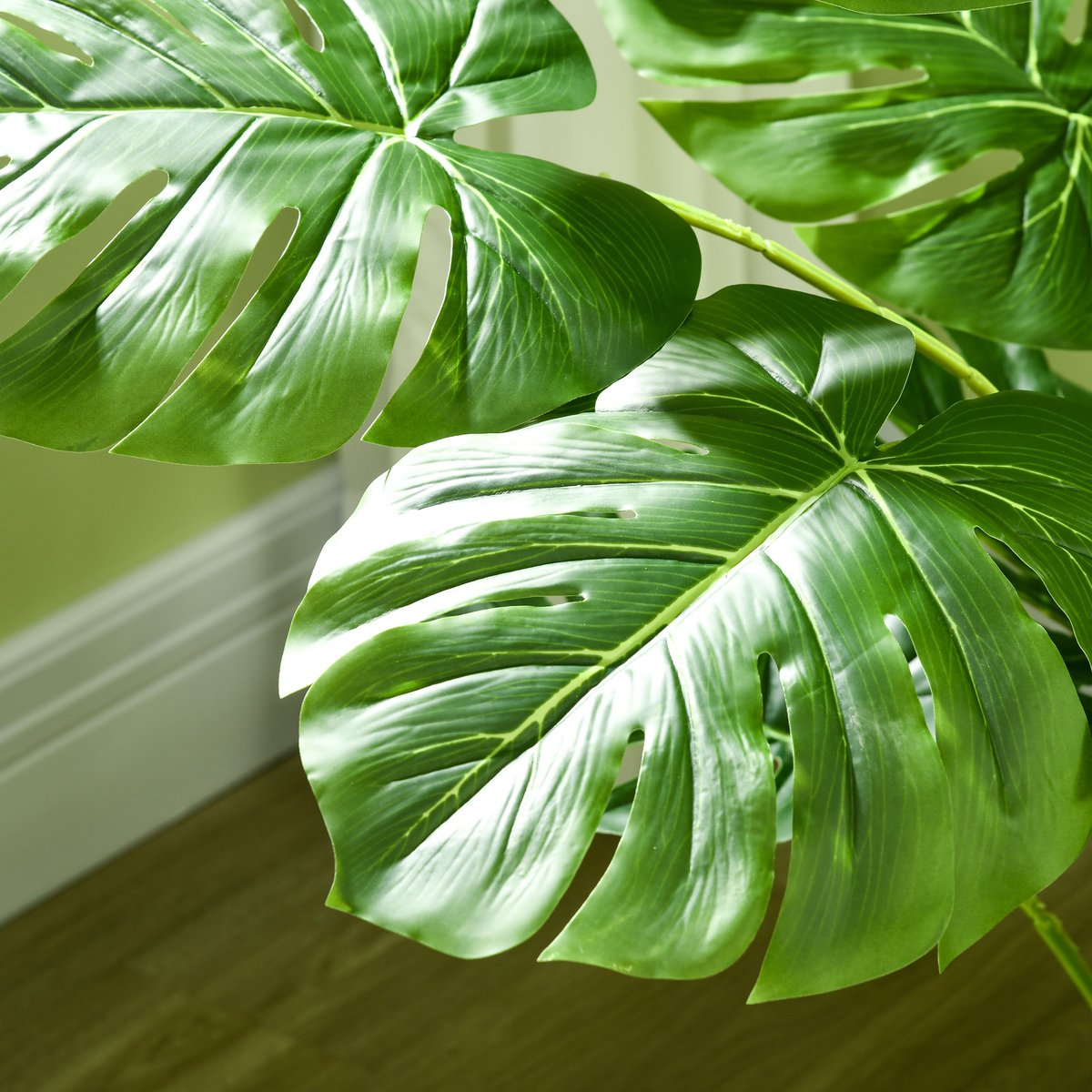 Plantes artificielles Plastique Vert vert, HOMCOM