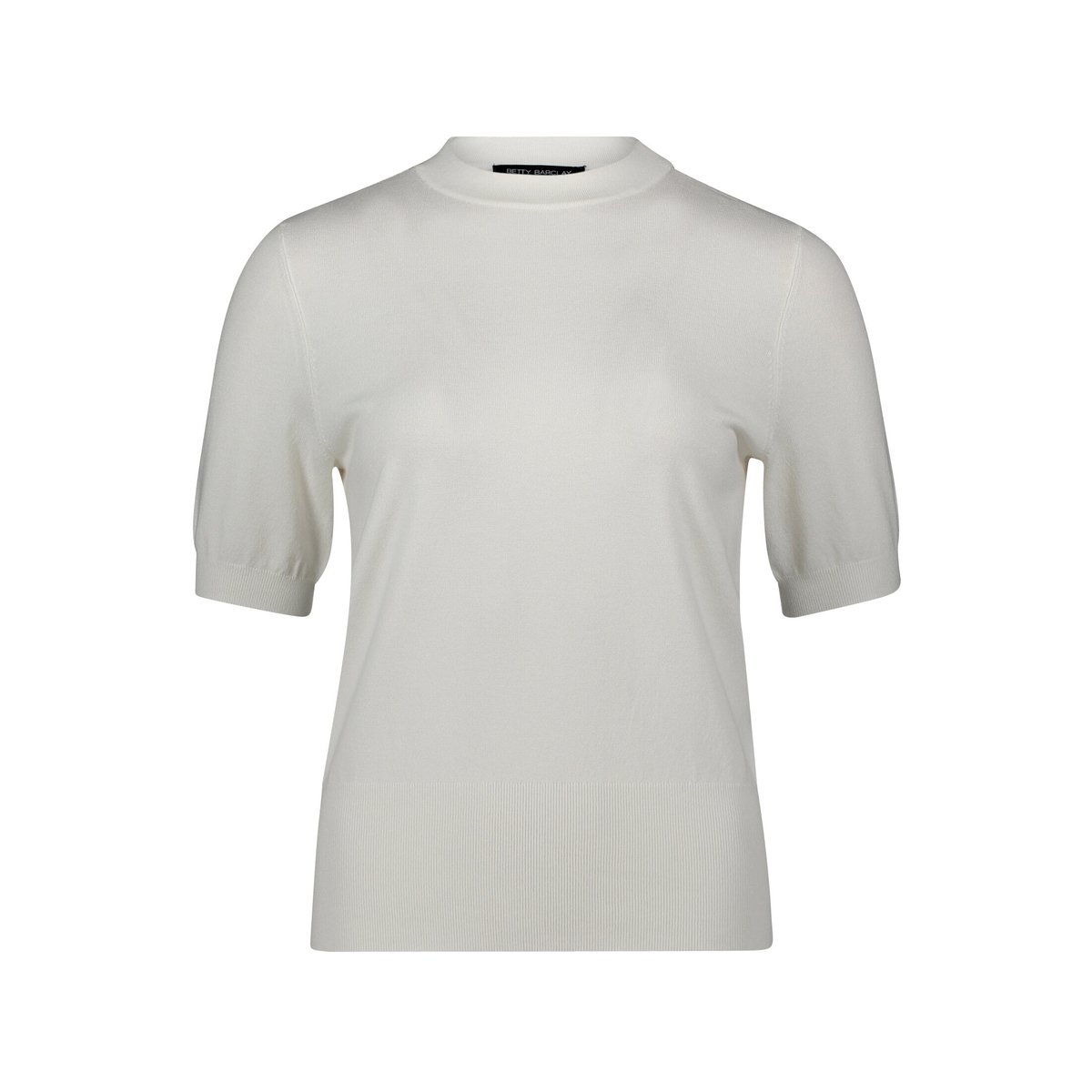 Pull-over en maille manches courtes blanc, BETTY BARCLAY