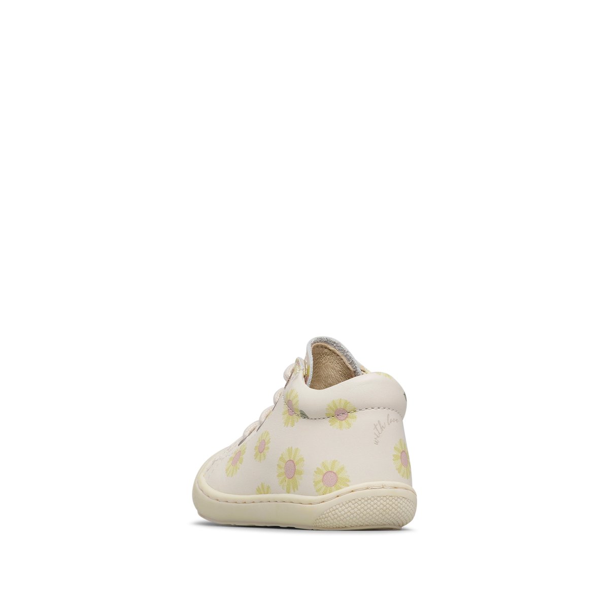 Chaussures premiers pas en cuir COCOON blanc crème-, NATURINO
