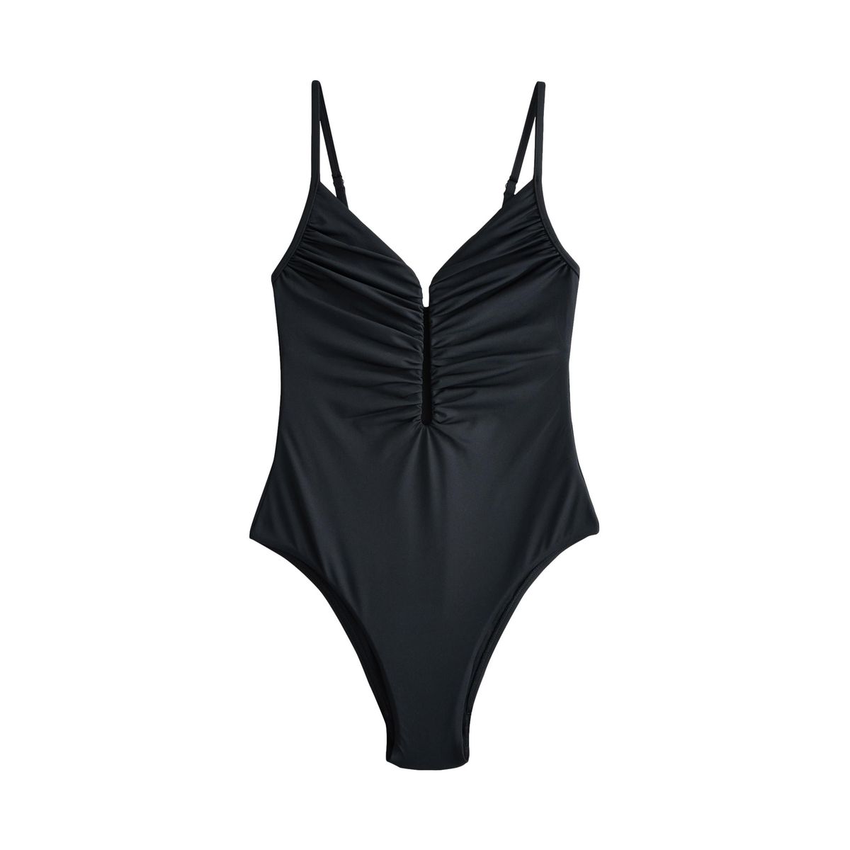 Maillot de bain gainant pigeonnant noir, NEXT