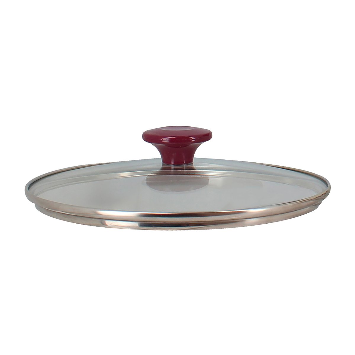 Friteuse en acier émaillé 24cm, GALLINA beige et rouge, MENASTYL