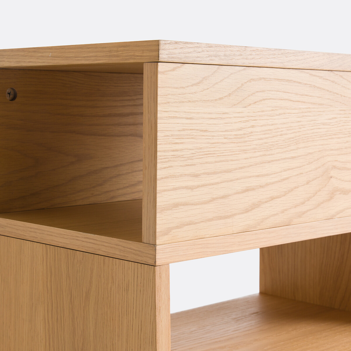 Biface Reversible Corner Desk with Storage oak/beige, LA REDOUTE INTERIEURS