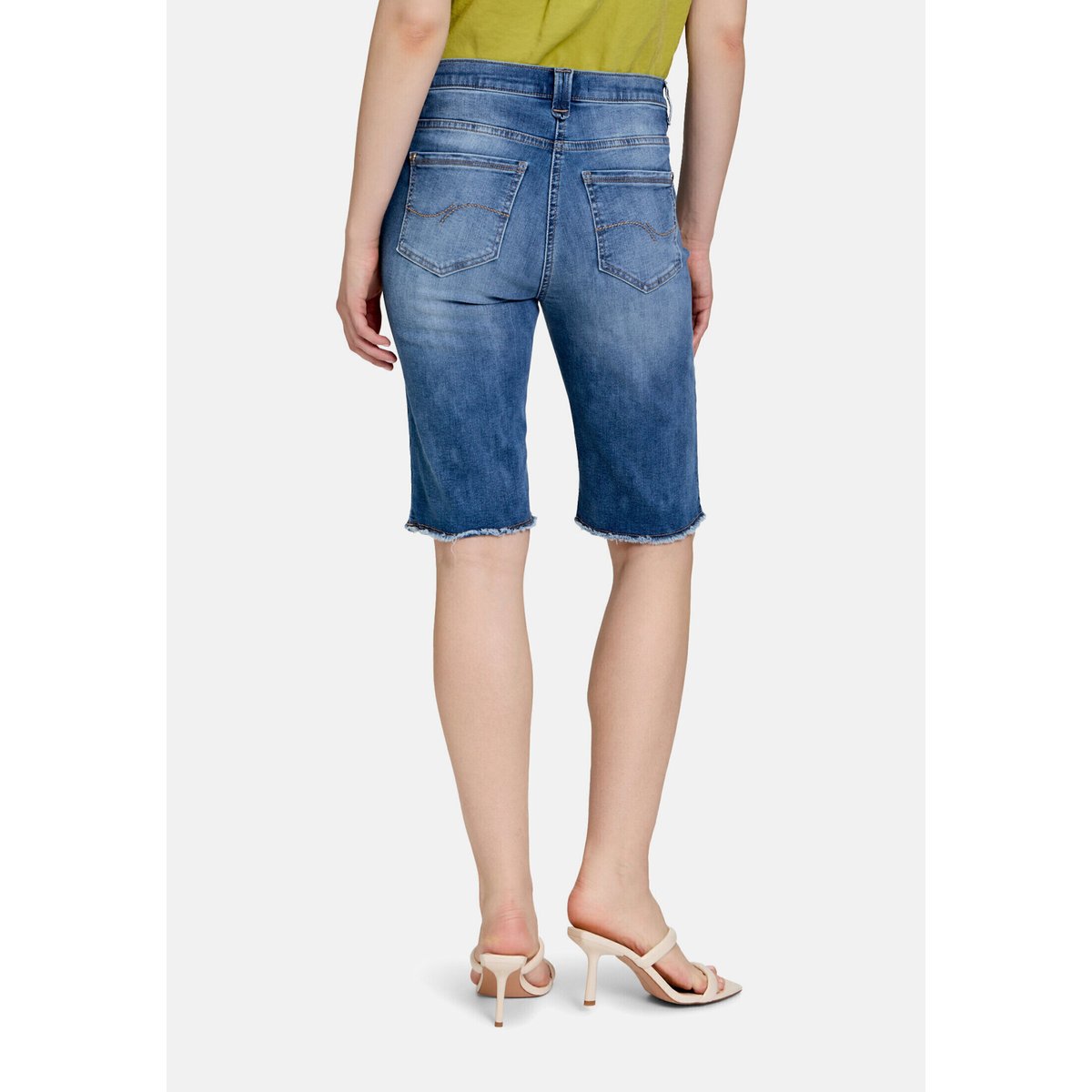 Shorts en jean à poches plaquées light blue denim, BETTY BARCLAY