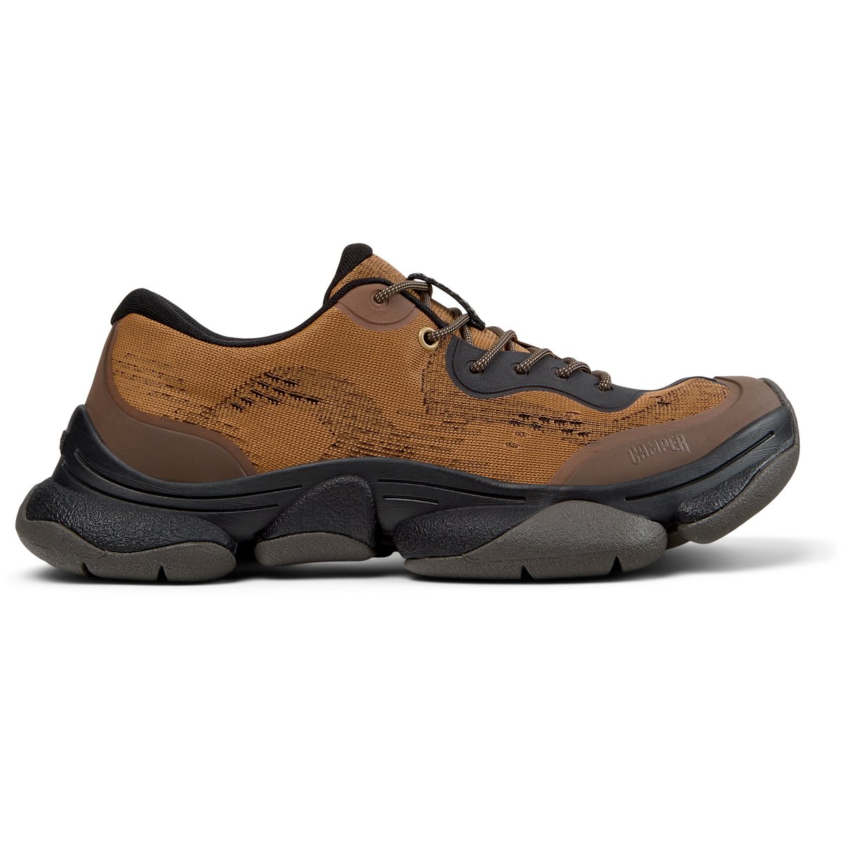 Baskets Cuir KARST 2 marron noir, CAMPER