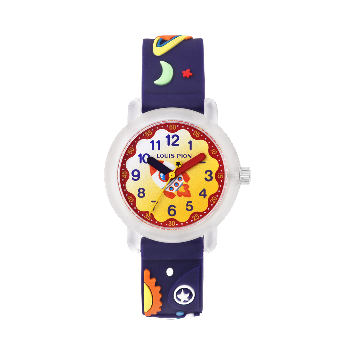 Montre Analogique LOU transparent bleu foncé bleu foncé, LOUIS PION