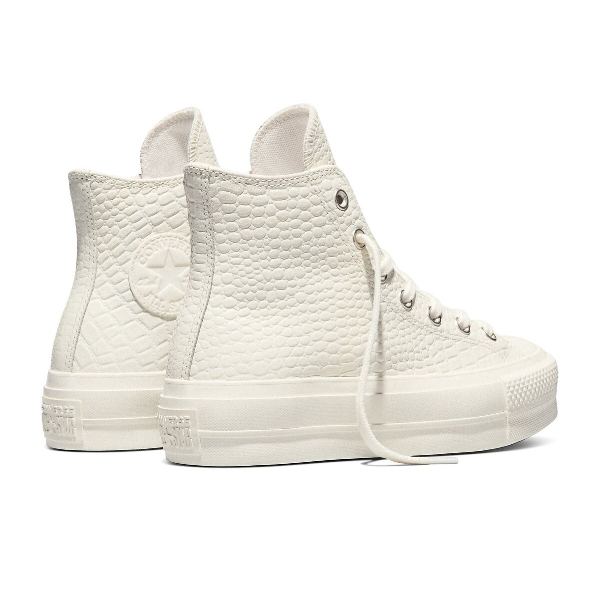 CTAS Lift Animal Croc Trainers ecru , CONVERSE