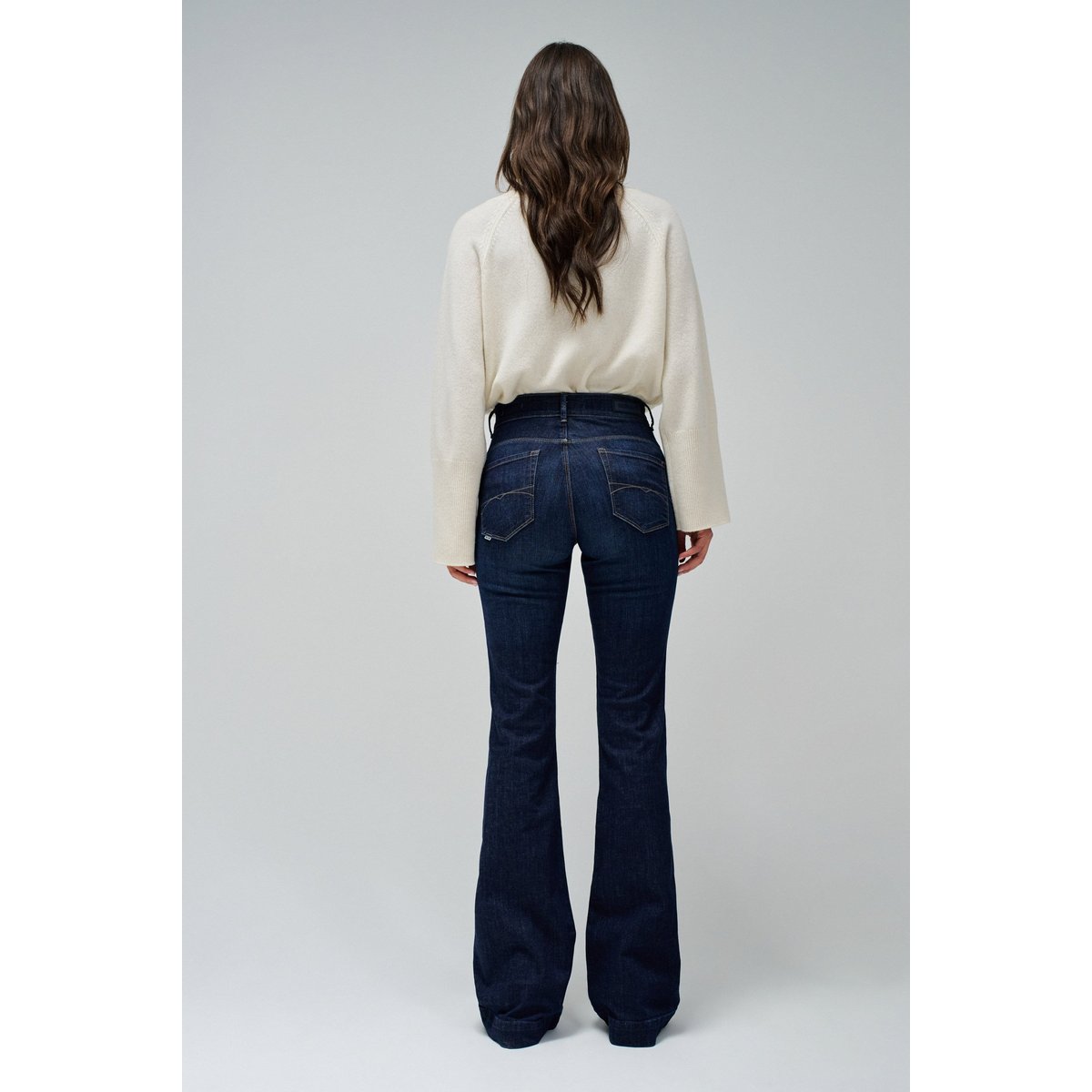 JEAN FAITH PUSH IN FLARE bleu foncé, SALSA JEANS