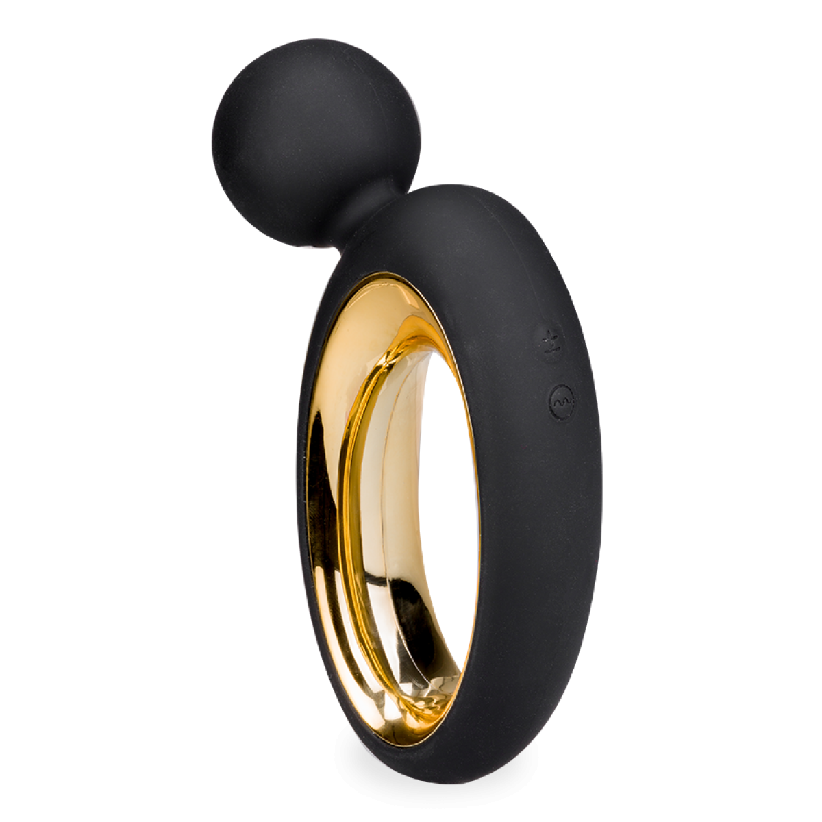 Vibromasseur puissant wand avec poignée ergonomique Horizon noir, LOVE AND VIBES