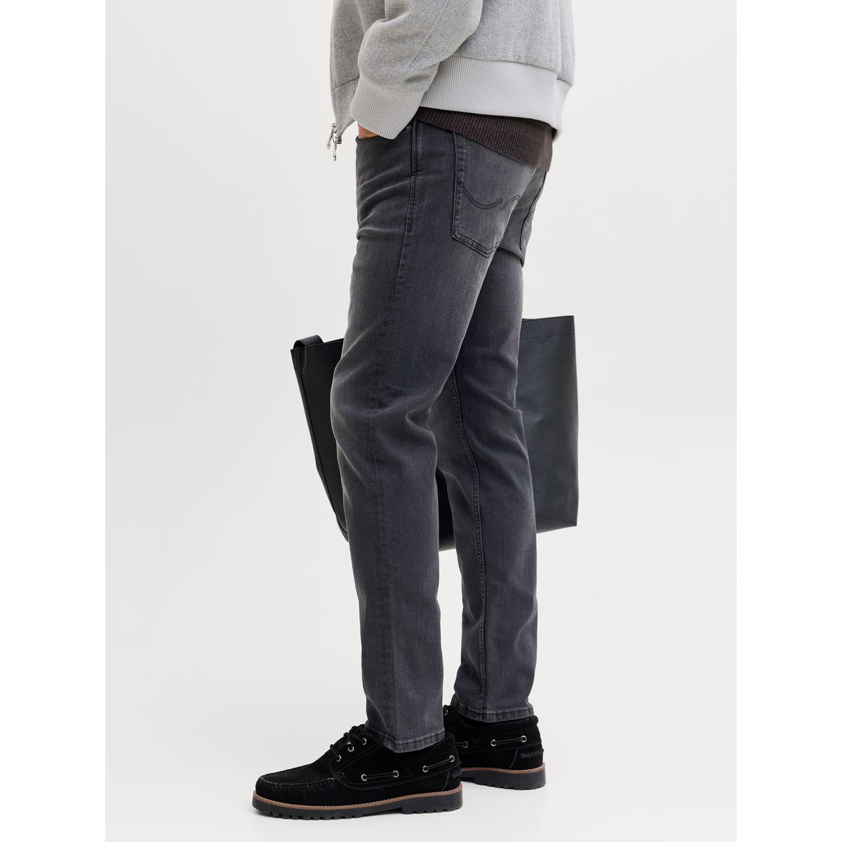Coupe Slim Droite black denim, JACK & JONES