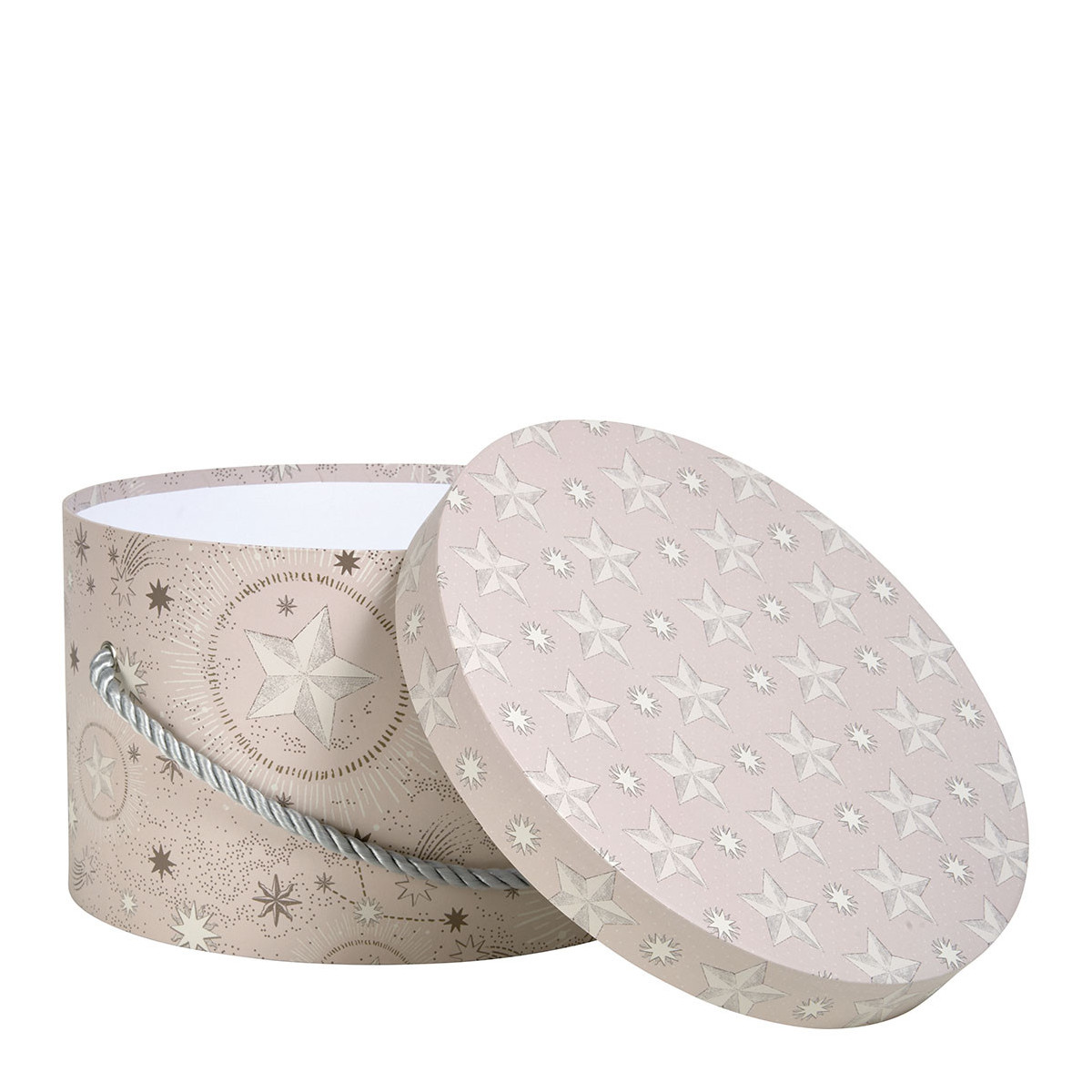Set de 3 boîtes de rangement blanc, MATHILDE M