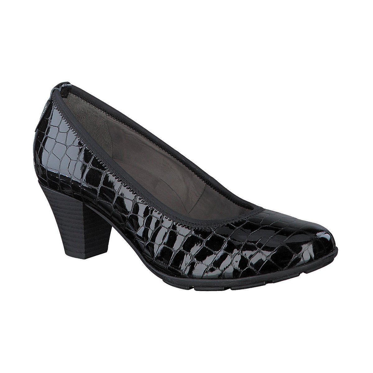 Escarpins en cuir BRIGITA noir 5124, MEPHISTO