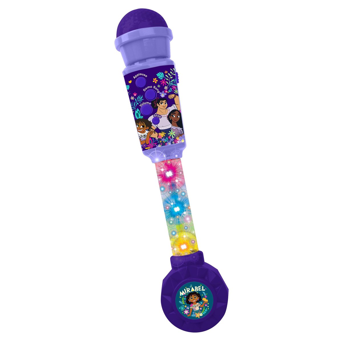 Microphone Encanto avec tube lumineux violet, LEXIBOOK