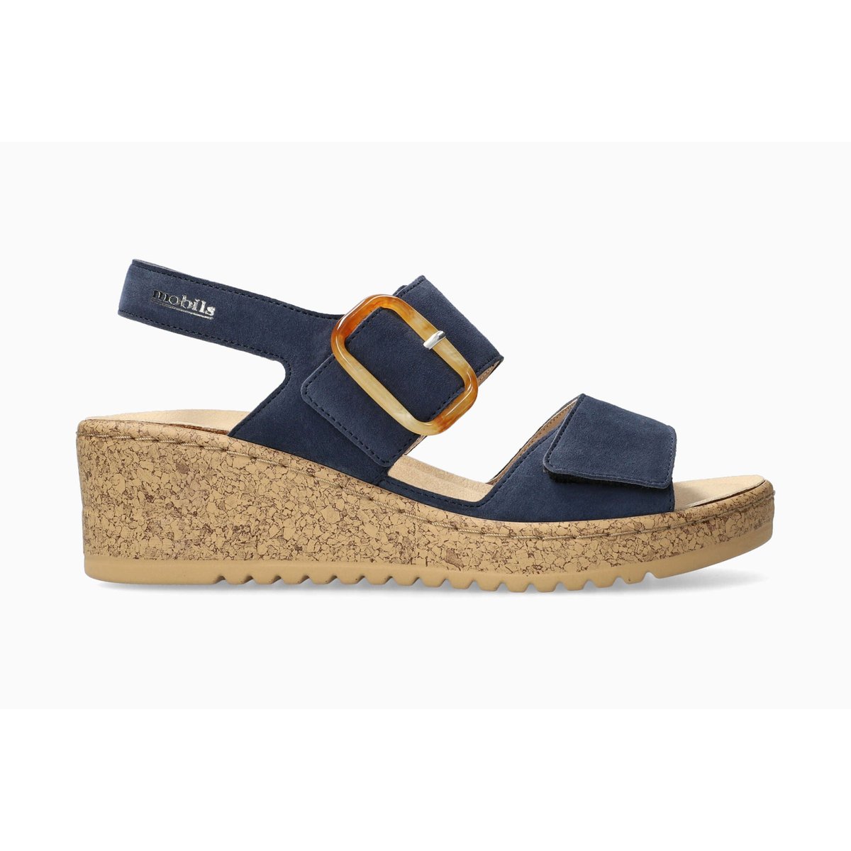 Sandales en cuir NASMA bleu p5145010, MEPHISTO