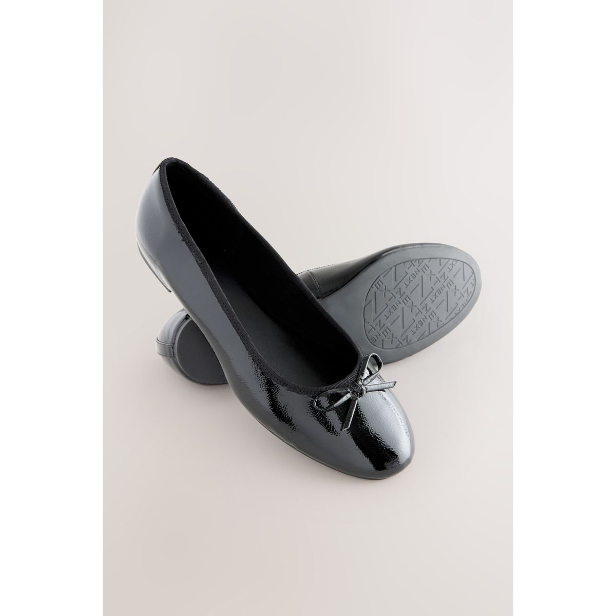 Ballerines à bout rond noir, NEXT