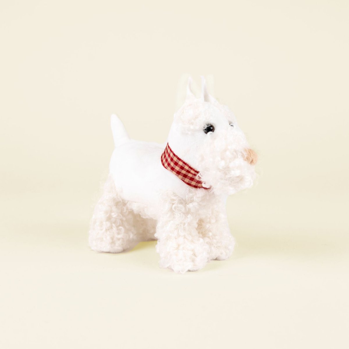 Peluche Lola le terrier blanc, rouge, beige, EGMONT TOYS