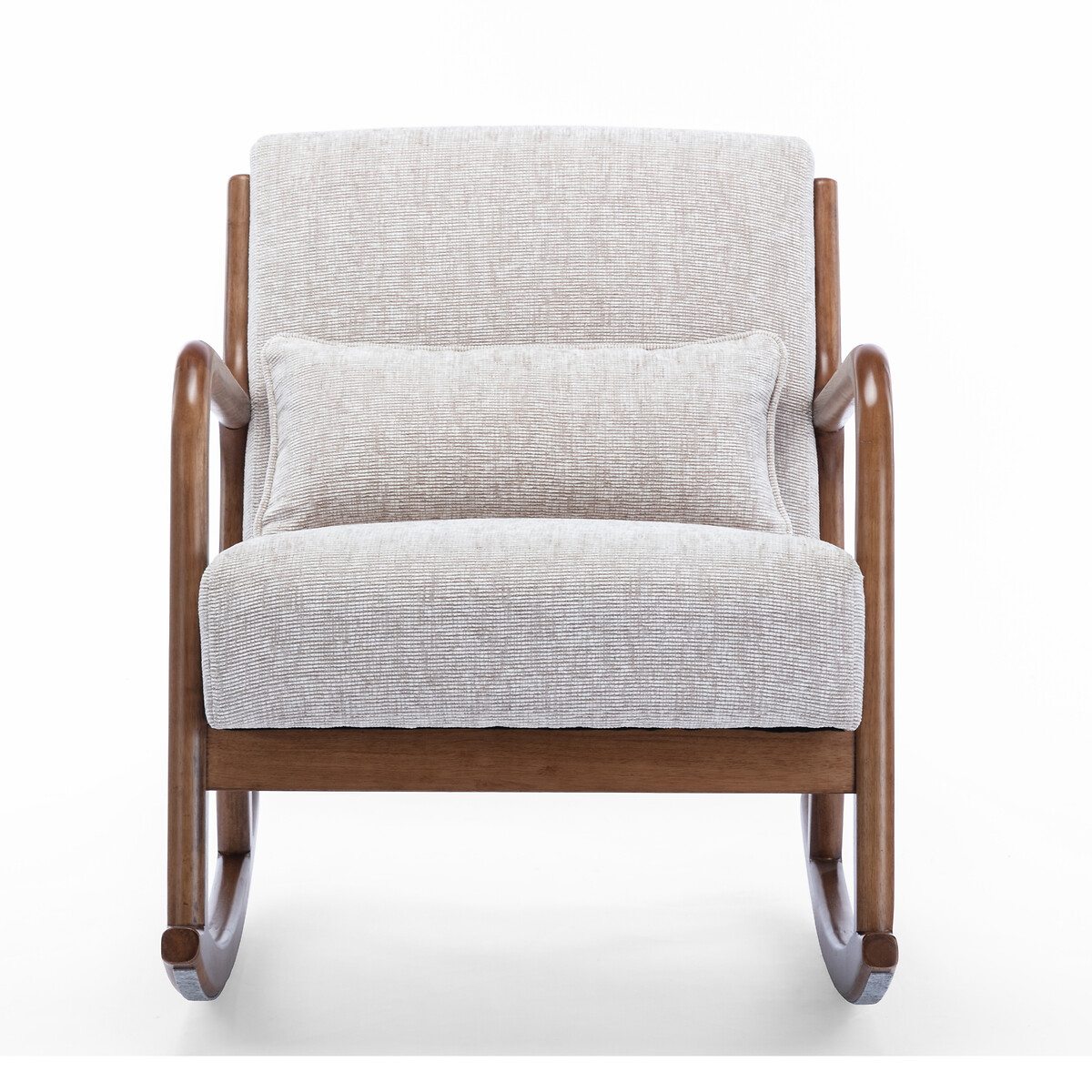 Ezra Chunky Chenille Rocking Chair natural, SO'HOME