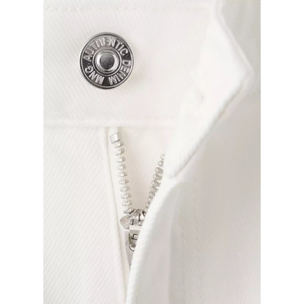 Jean droit taille normale blanc cassé, MANGO TEEN