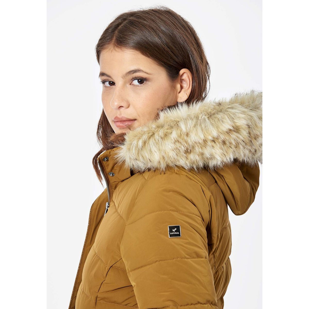 Doudoune Dibby marron, KAPORAL