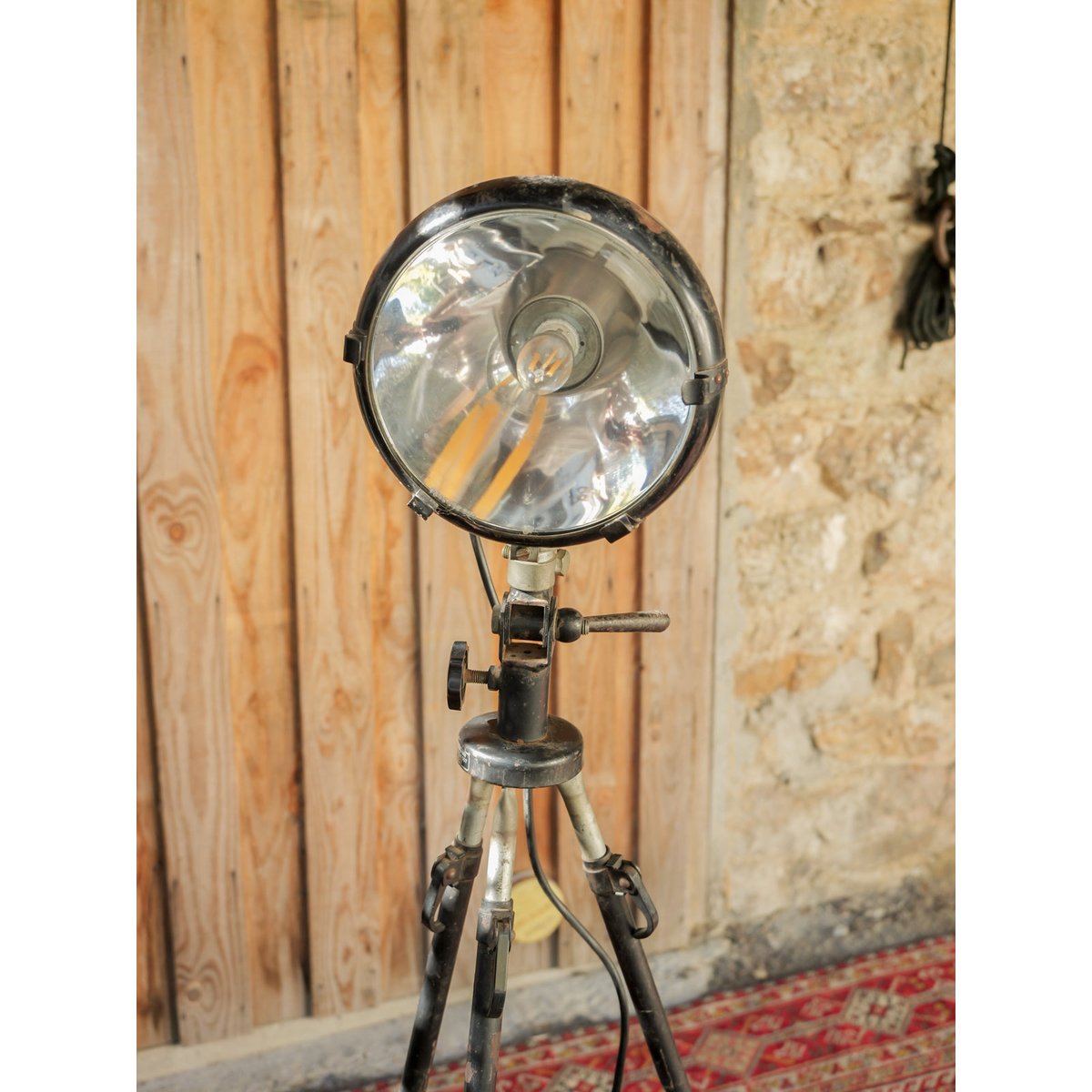 Lampadaire de cinéma Julien N°412 - Bon état noir, DEBONGOUT