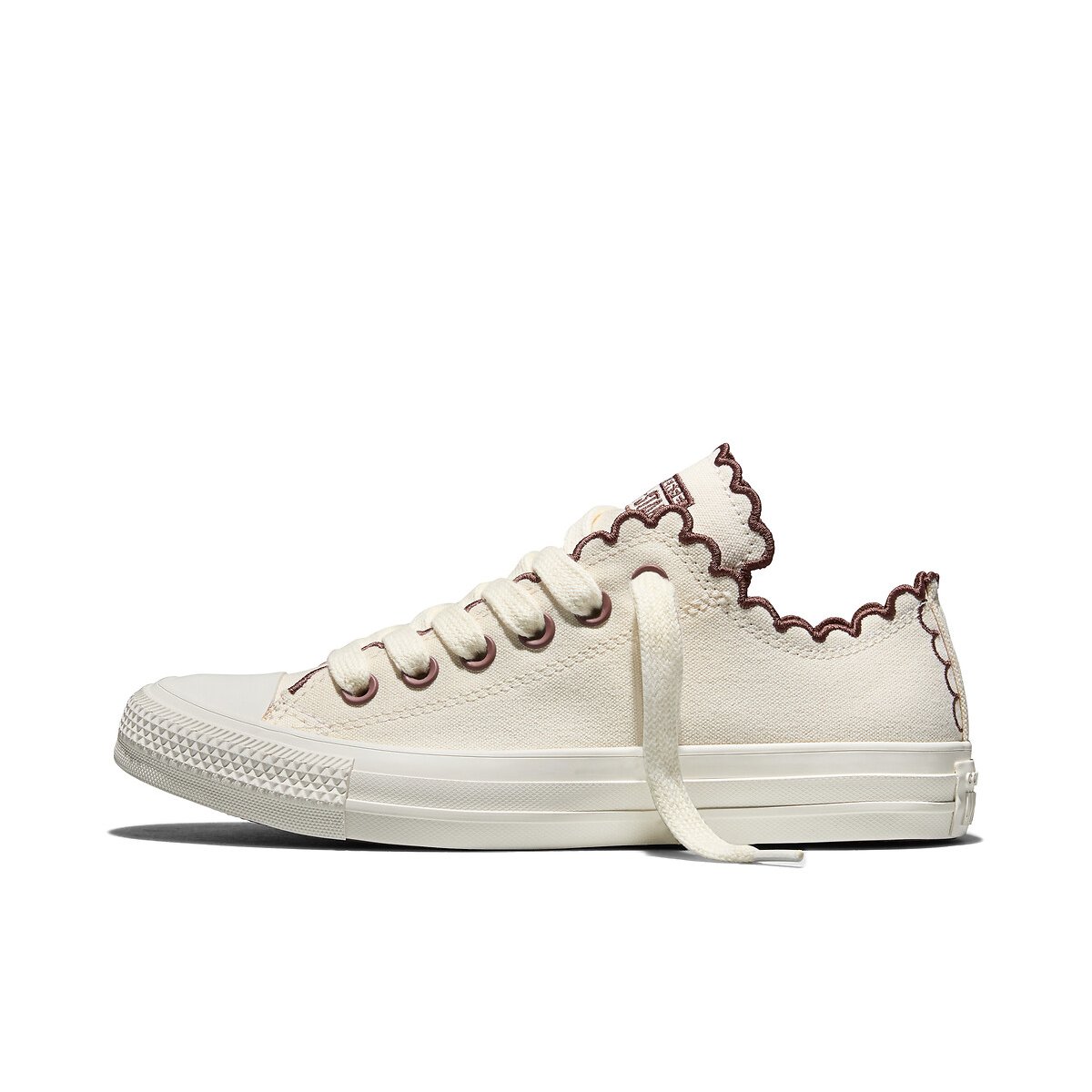 Baskets CHUCK TAYLOR ALL STAR HI SHINY HEATHERED CANVAS ecru, CONVERSE