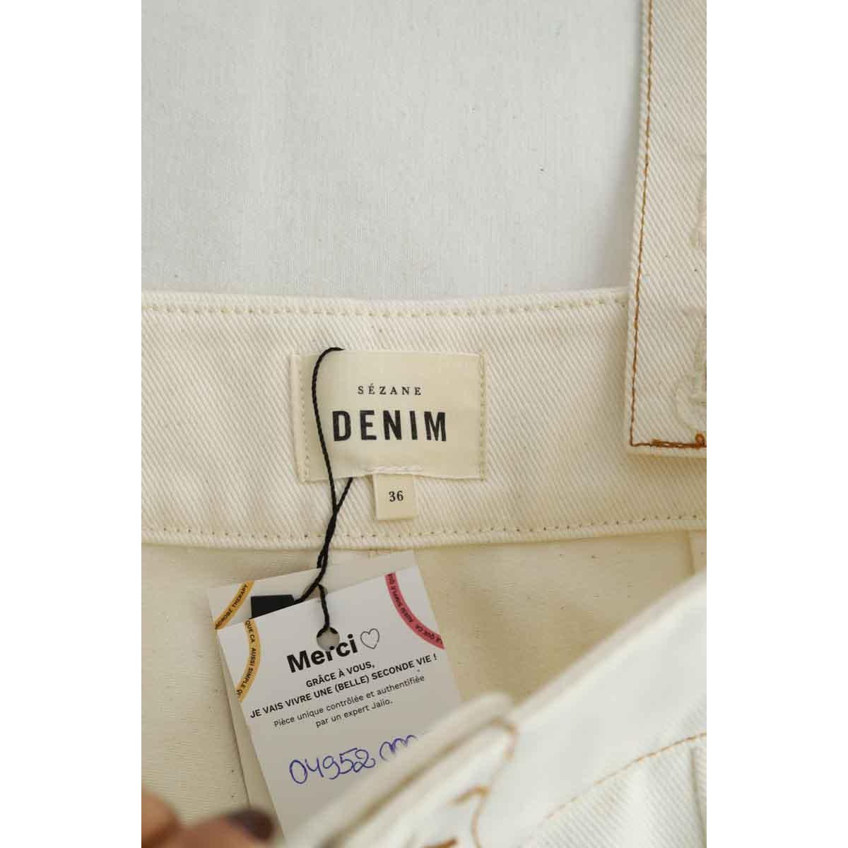 Jean large - Très Bon État beige, SEZANE
