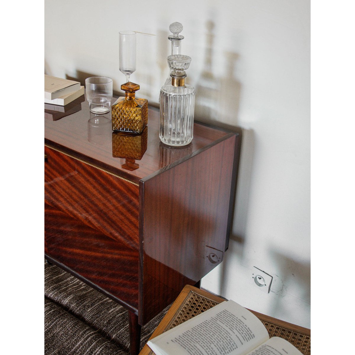 Mini-bar en bois Quentin N°25 - Bon état bois, DEBONGOUT
