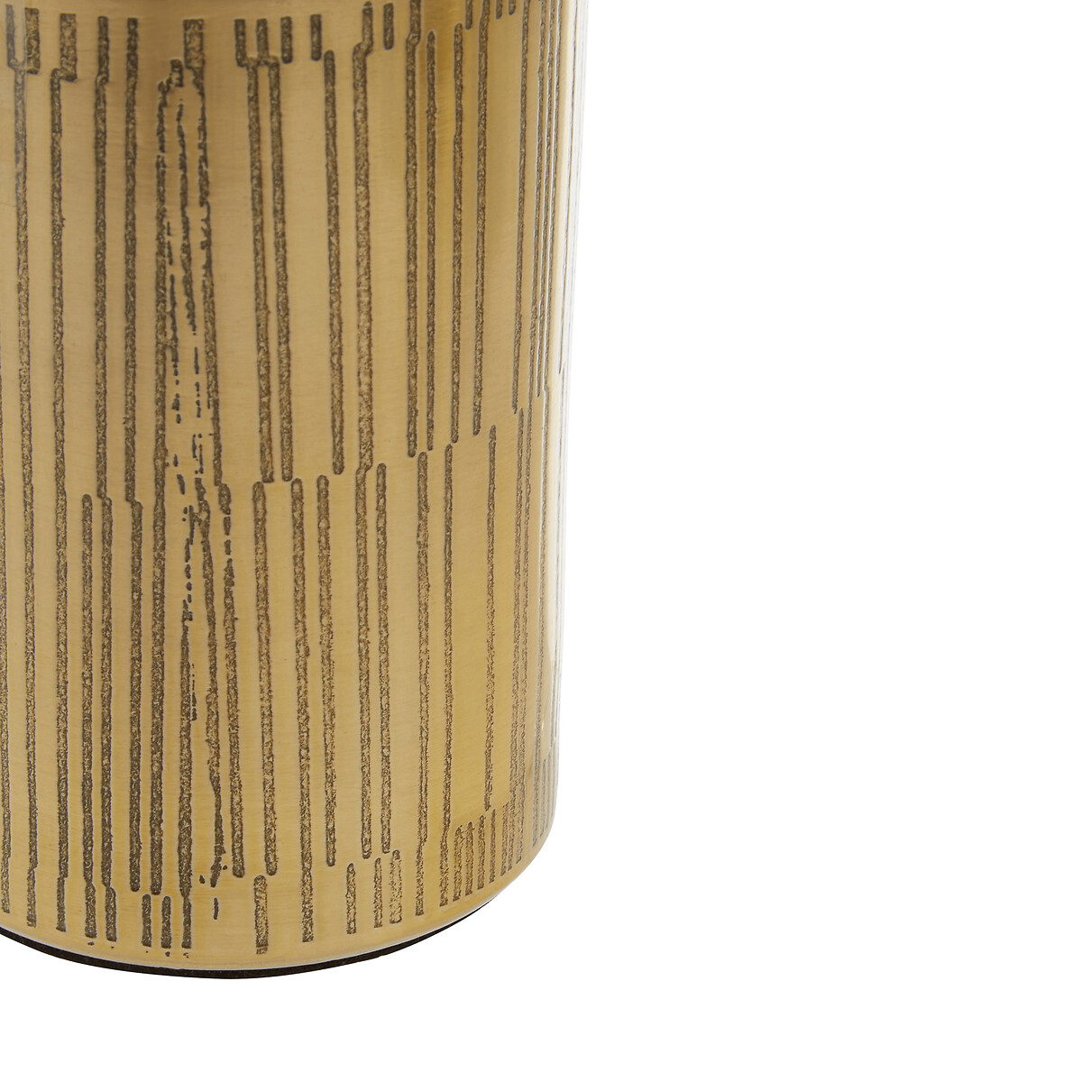 Etched Line Gold Finish Toothbrush Holder gold-coloured, FIFTY FIVE SOUTH