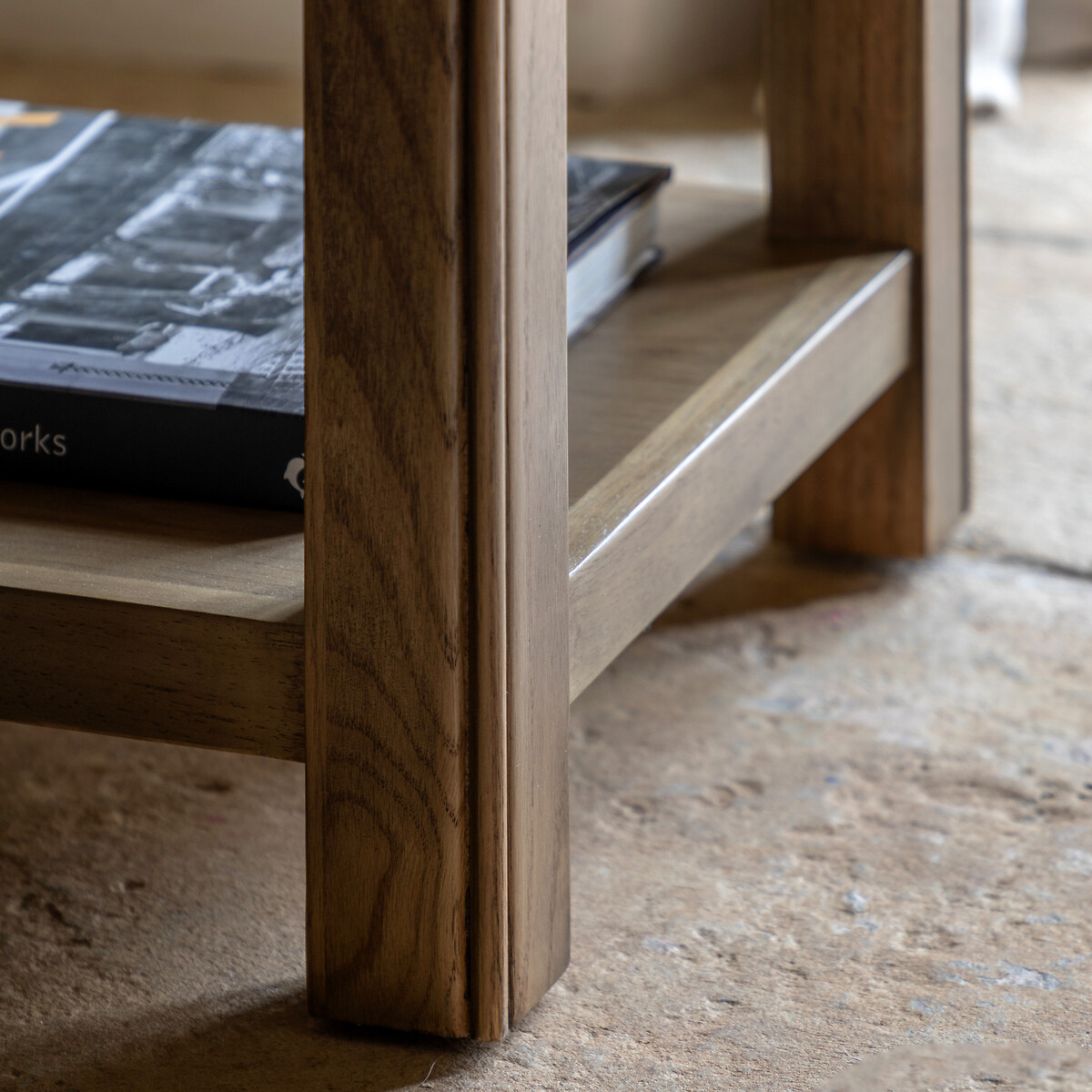 Toledo Oak Side Table natural oak, SO'HOME
