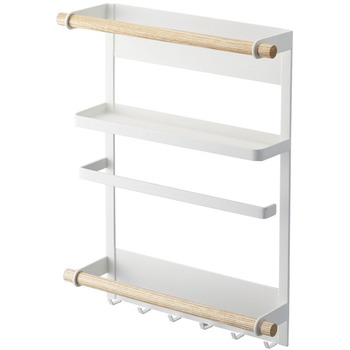 Etagère de cuisine murale magnétique TOSCA blanc, YAMAZAKI