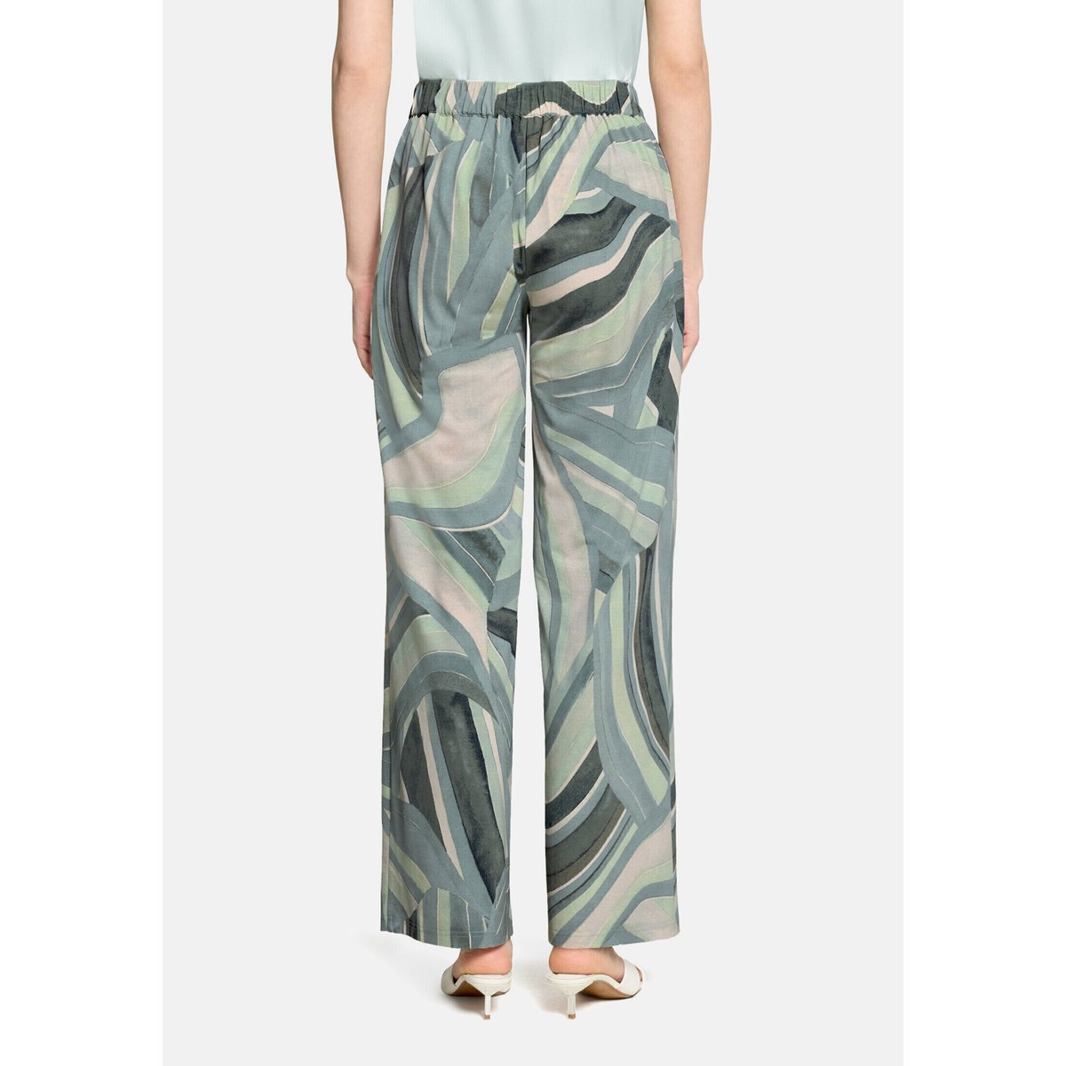 Pantalon à enfiler à poches extérieures mint/green, BETTY BARCLAY