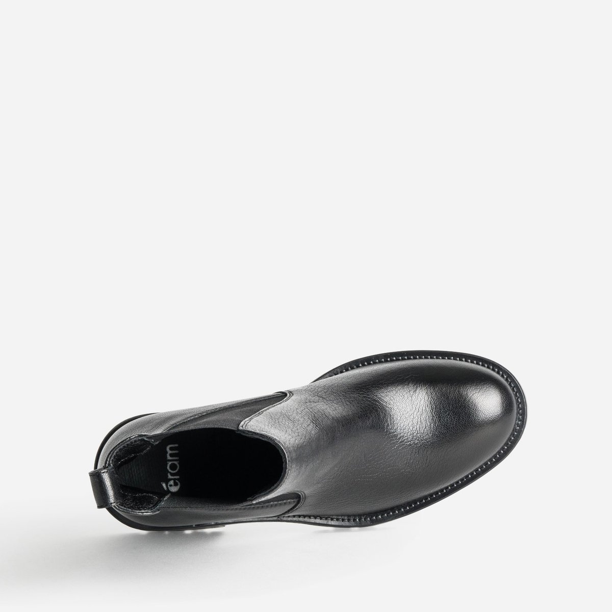 Boots À Talon en cuir NIL noir, ERAM