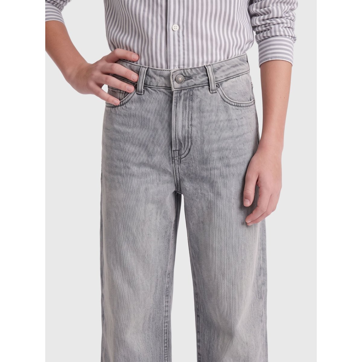 Jean À Coupe Ample medium grey denim, ONLY & SONS JUNIOR