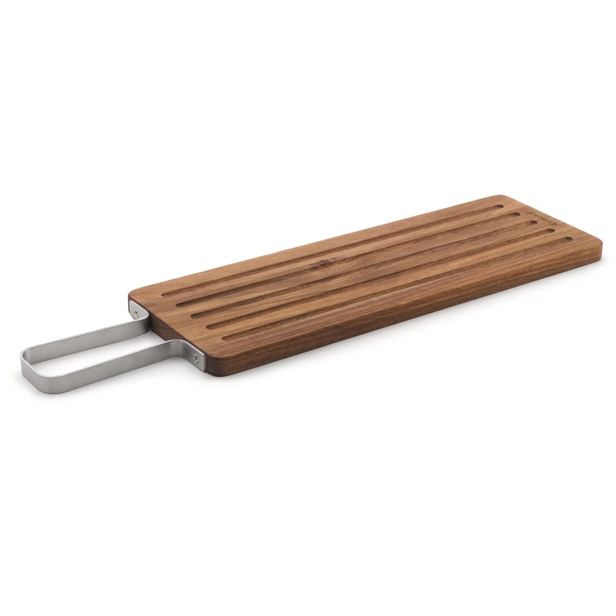 Planche à pain acacia + couteau à pain - Reflet bois / argent, LAGUIOLE CUISSON