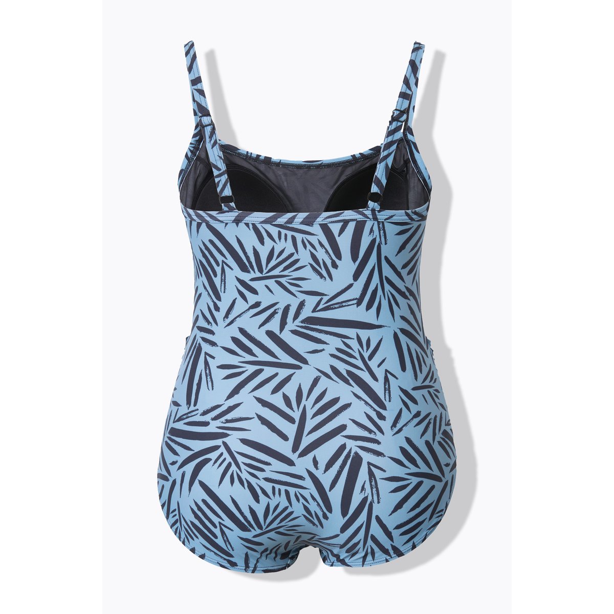 Maillot de bain avec bonnets souples bleu jean, ULLA POPKEN