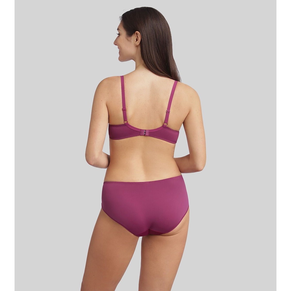 Culotte media Essential Elegance Broderie viola imperiale, PLAYTEX