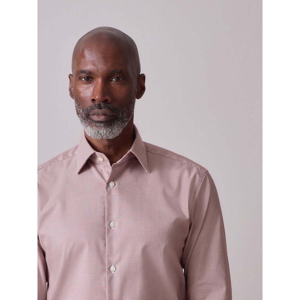 Chemise habillée coton signature texture marron rouille, NEXT
