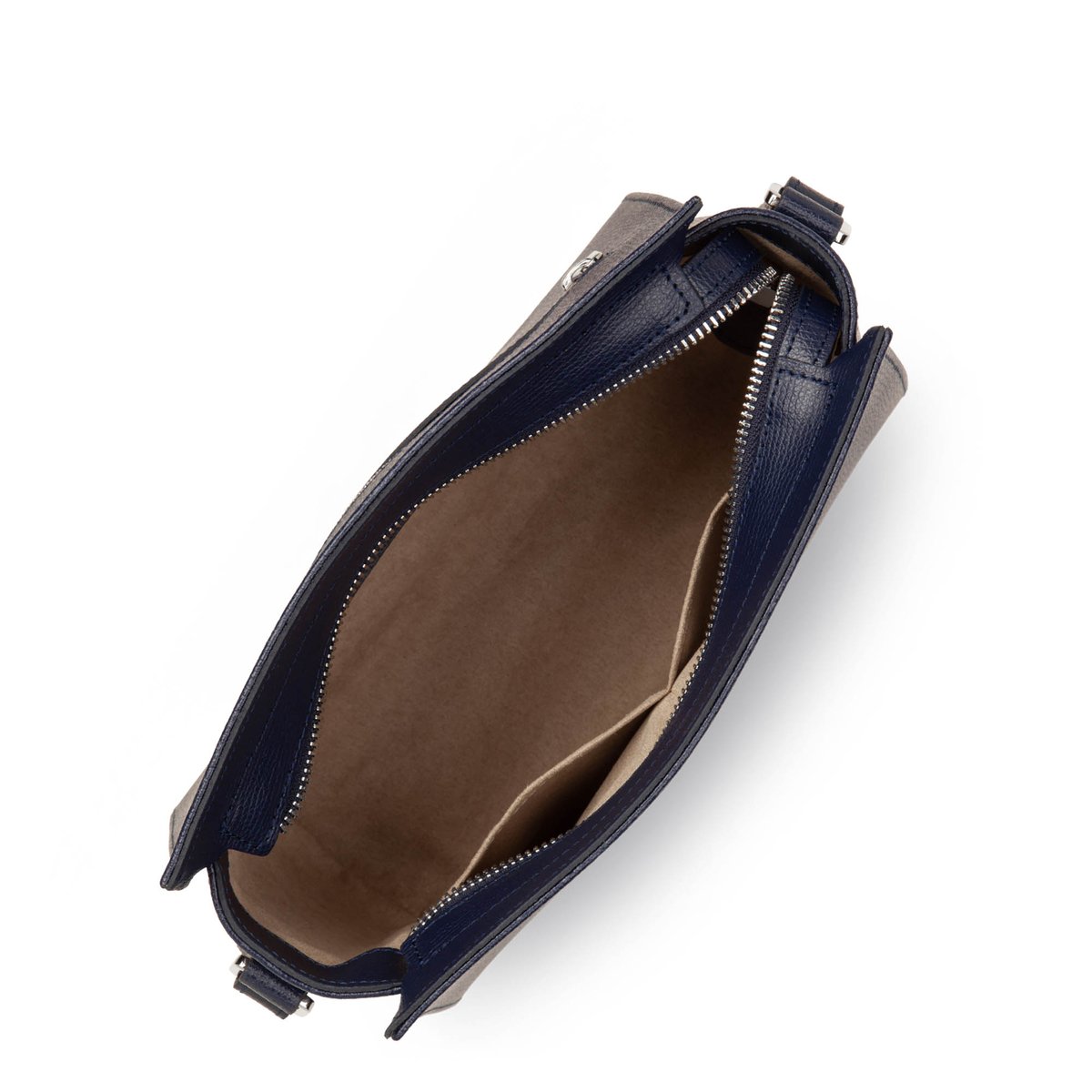 Petit sac trotteur, Made in France SIERRA bleu foncé, LANCASTER
