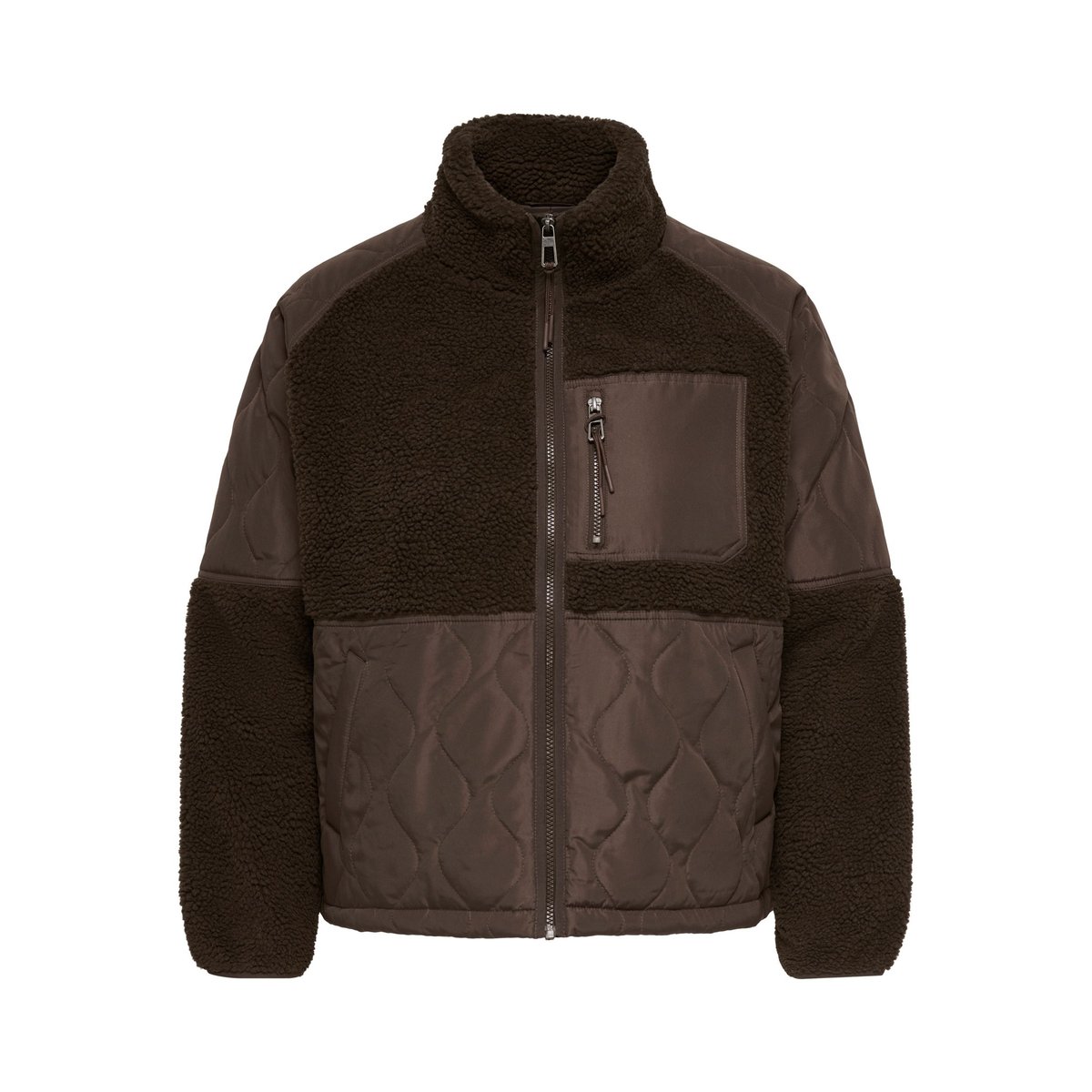 Veste En Polaire marron - french roast, ONLY CARMAKOMA