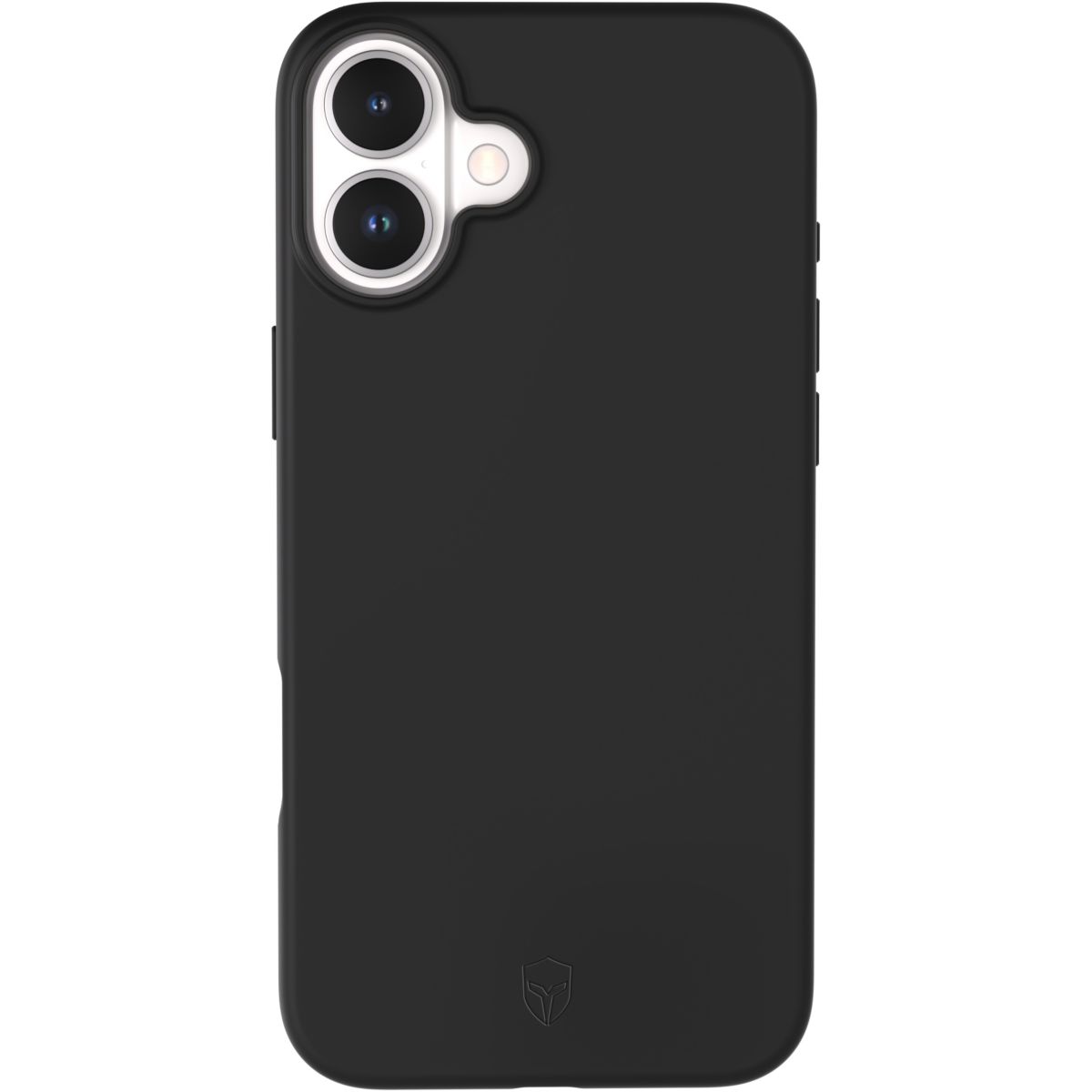Coque iPhone 16 Plus MagSafe siliconne Noir couleur unique, FORCE CASE