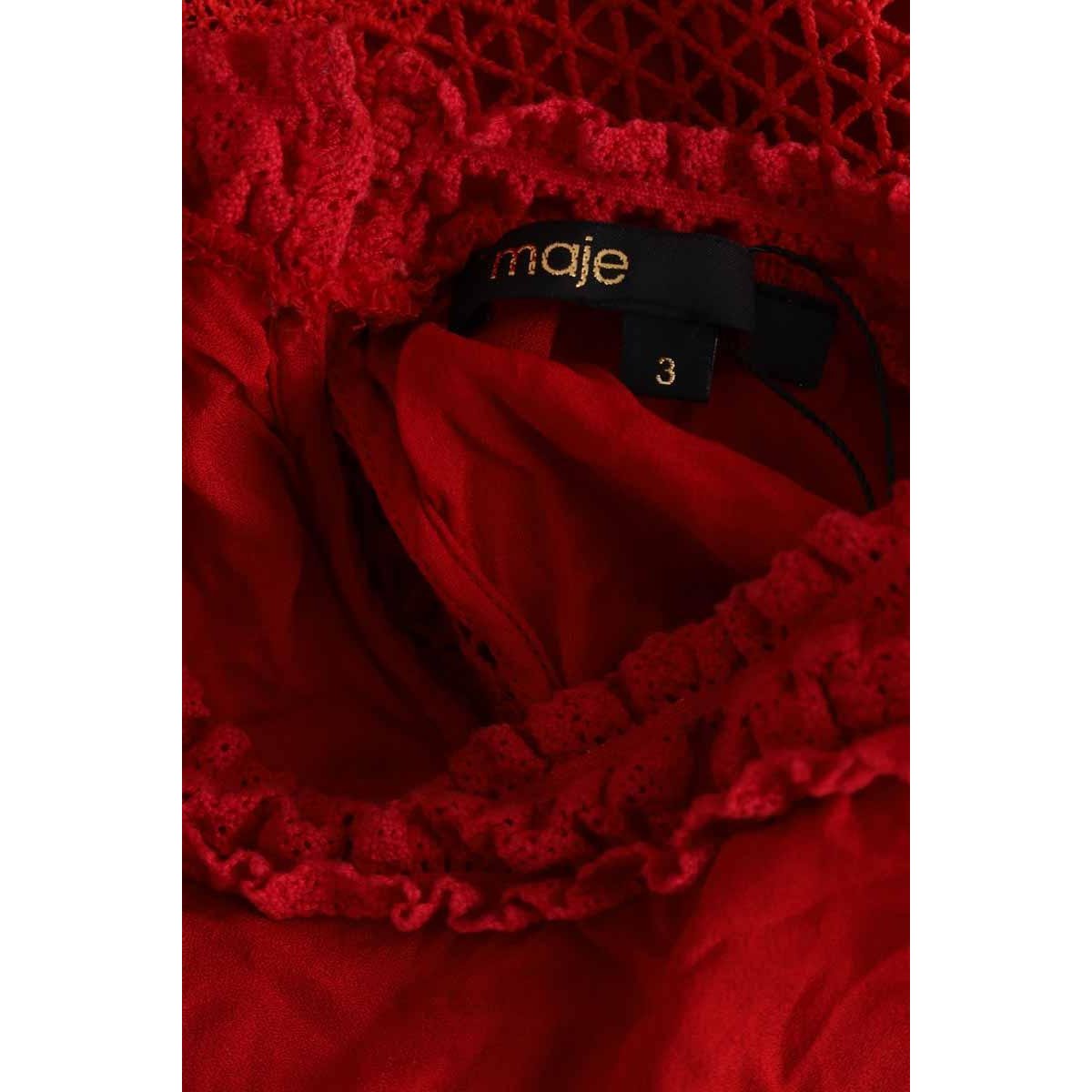 Blouse - Très Bon État rouge, MAJE