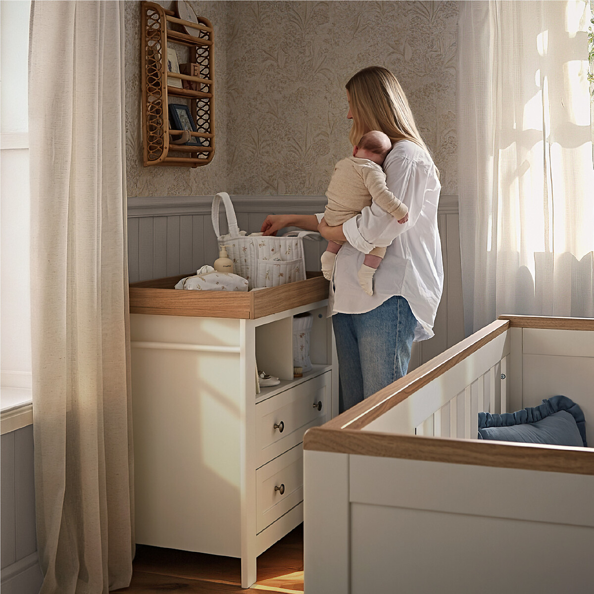 Burford Nursery Dresser & Changer white, CUDDLECO