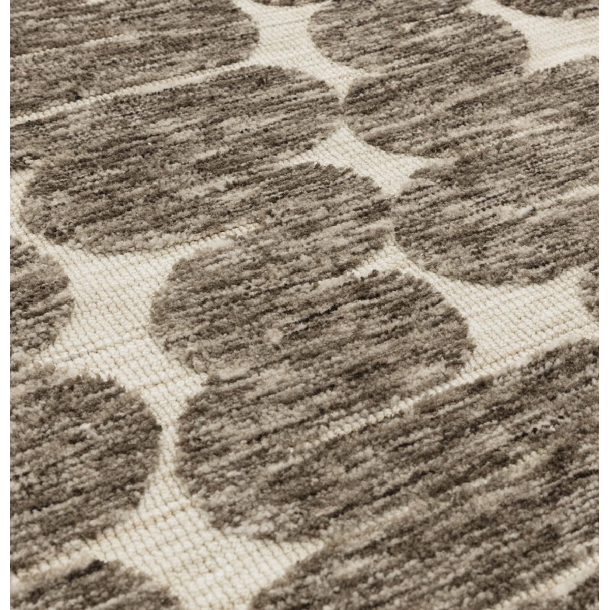 Tapis moderne tissé plat KAHUNA marron, NOVATREND