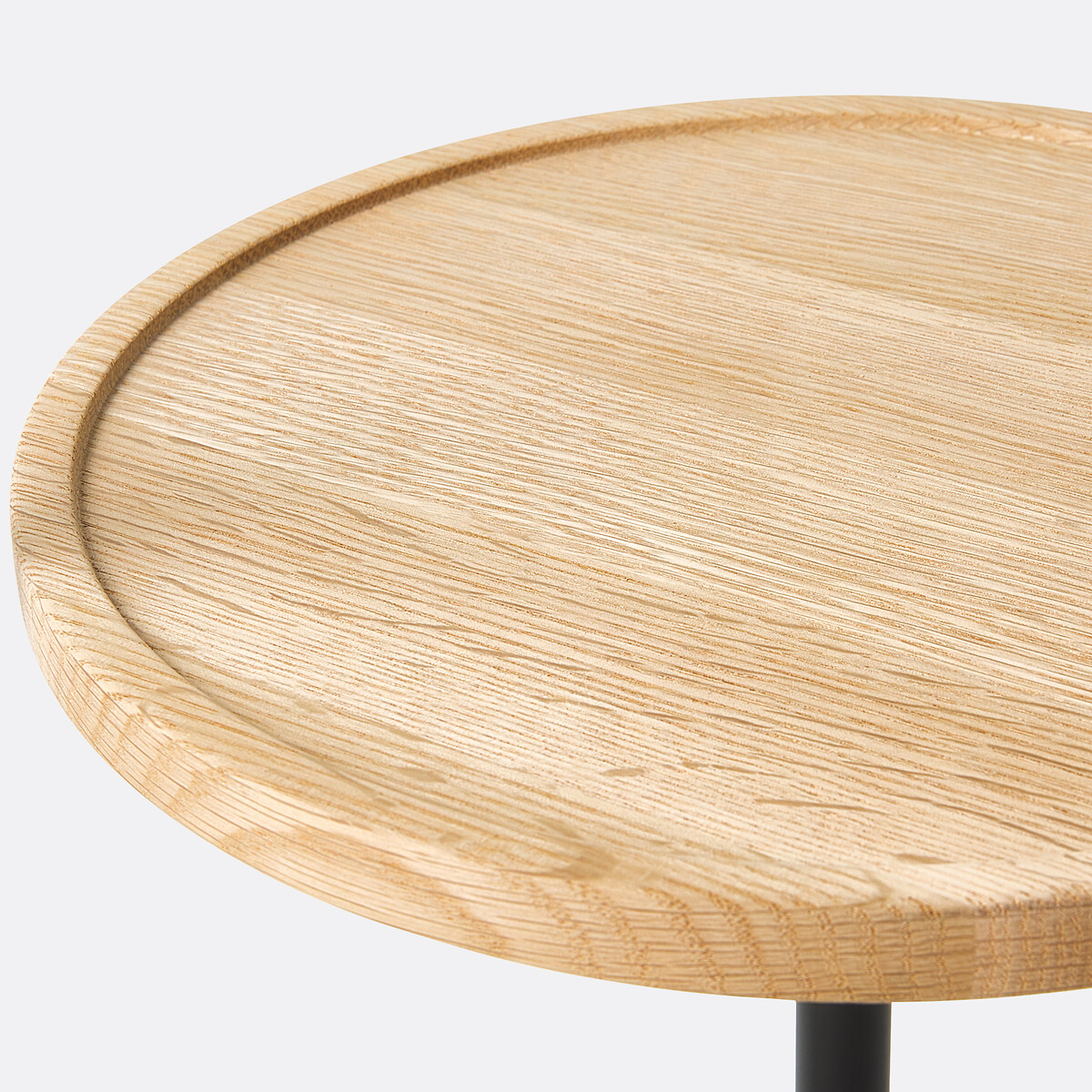 Lampadaire avec tablette métal fer et chêne, Mugli noir, LA REDOUTE INTERIEURS