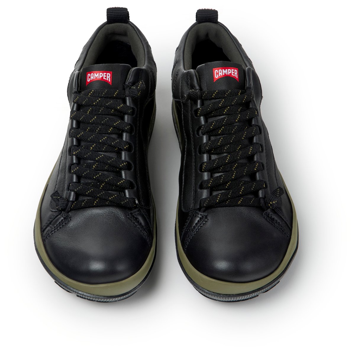 Baskets Peu Pista GM Smooth Leather noir 047, CAMPER