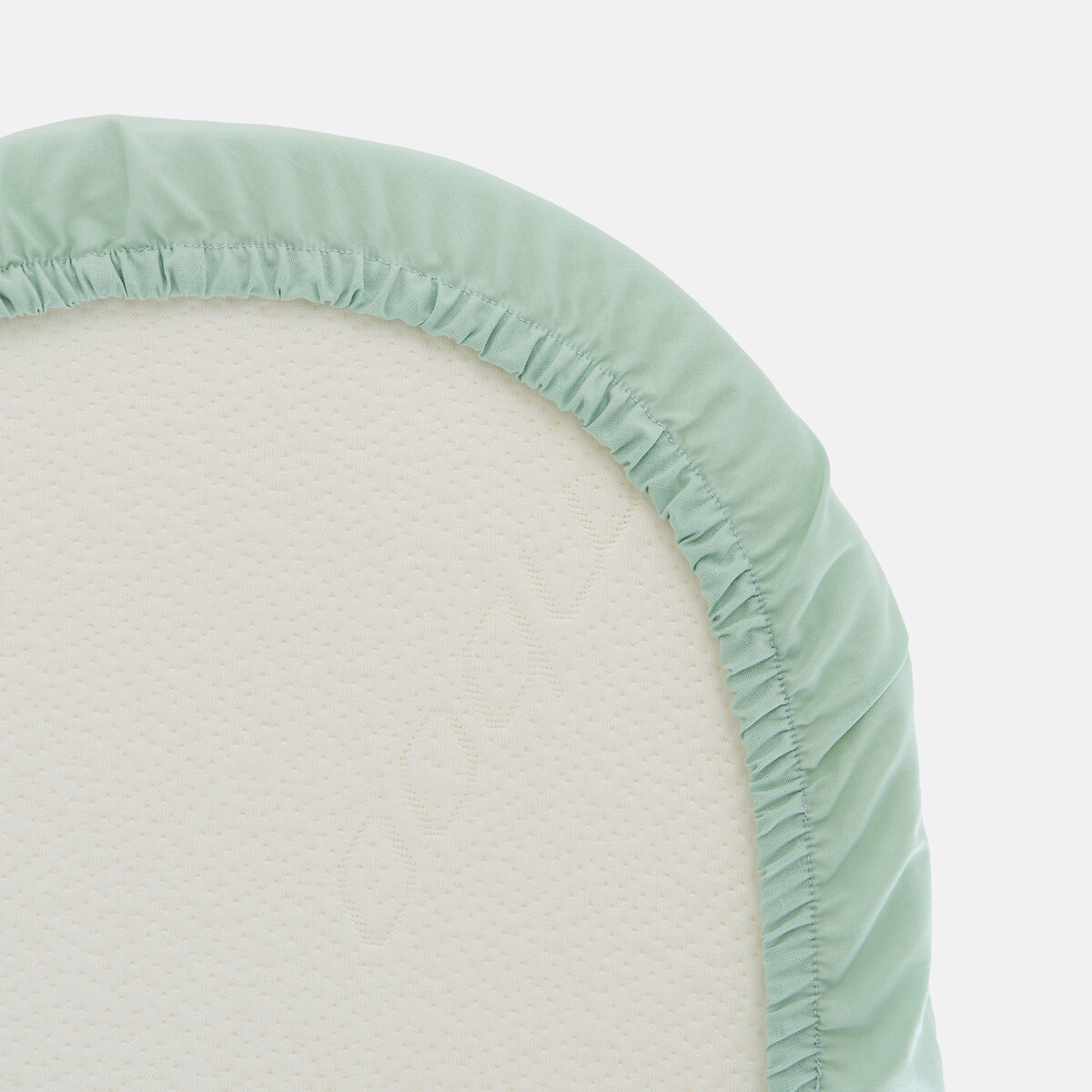 Lot de 2 drap-housses couffin bébé coton, Scénario vert clair, LA REDOUTE INTERIEURS