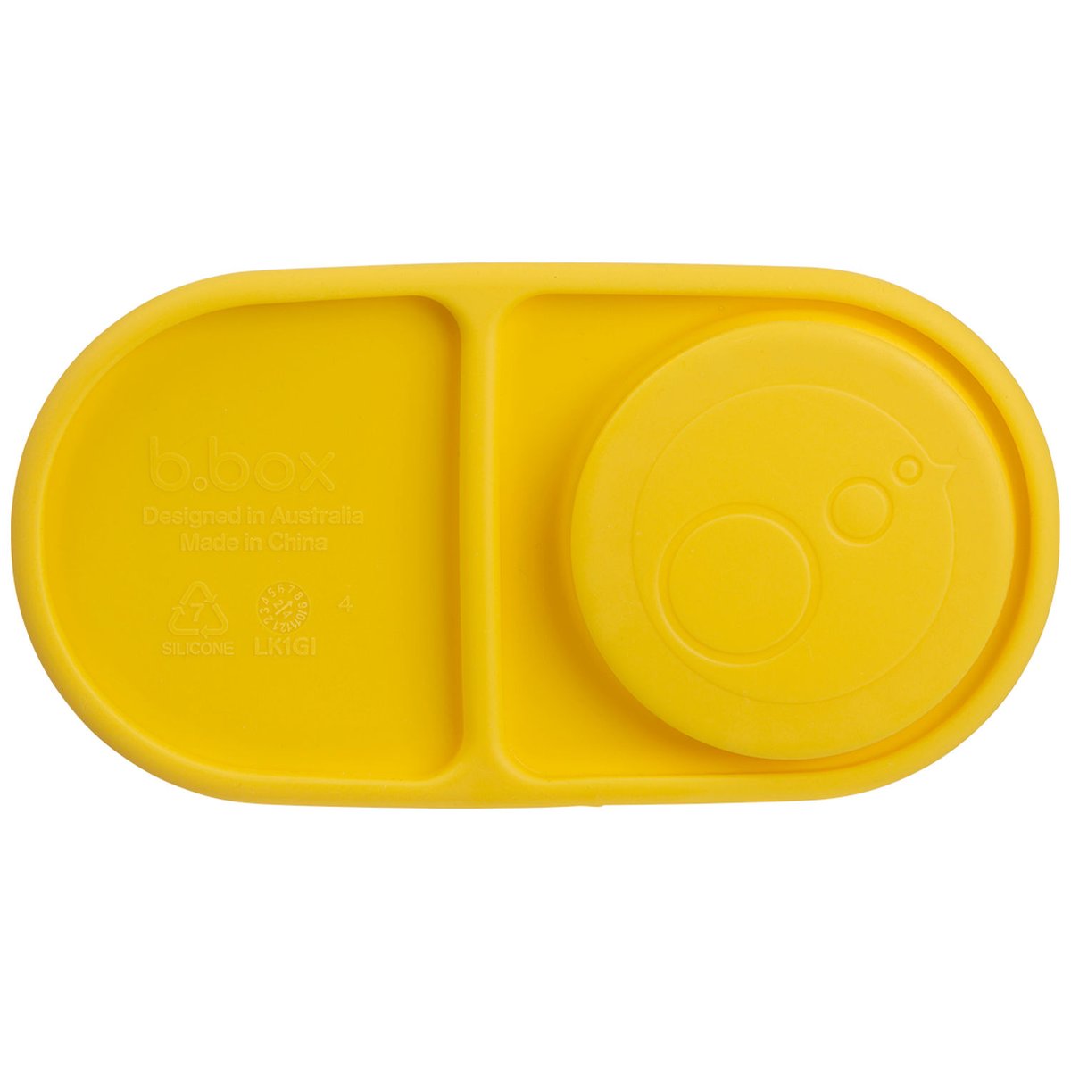 Boîte à goûter gris, jaune, noir, B.BOX