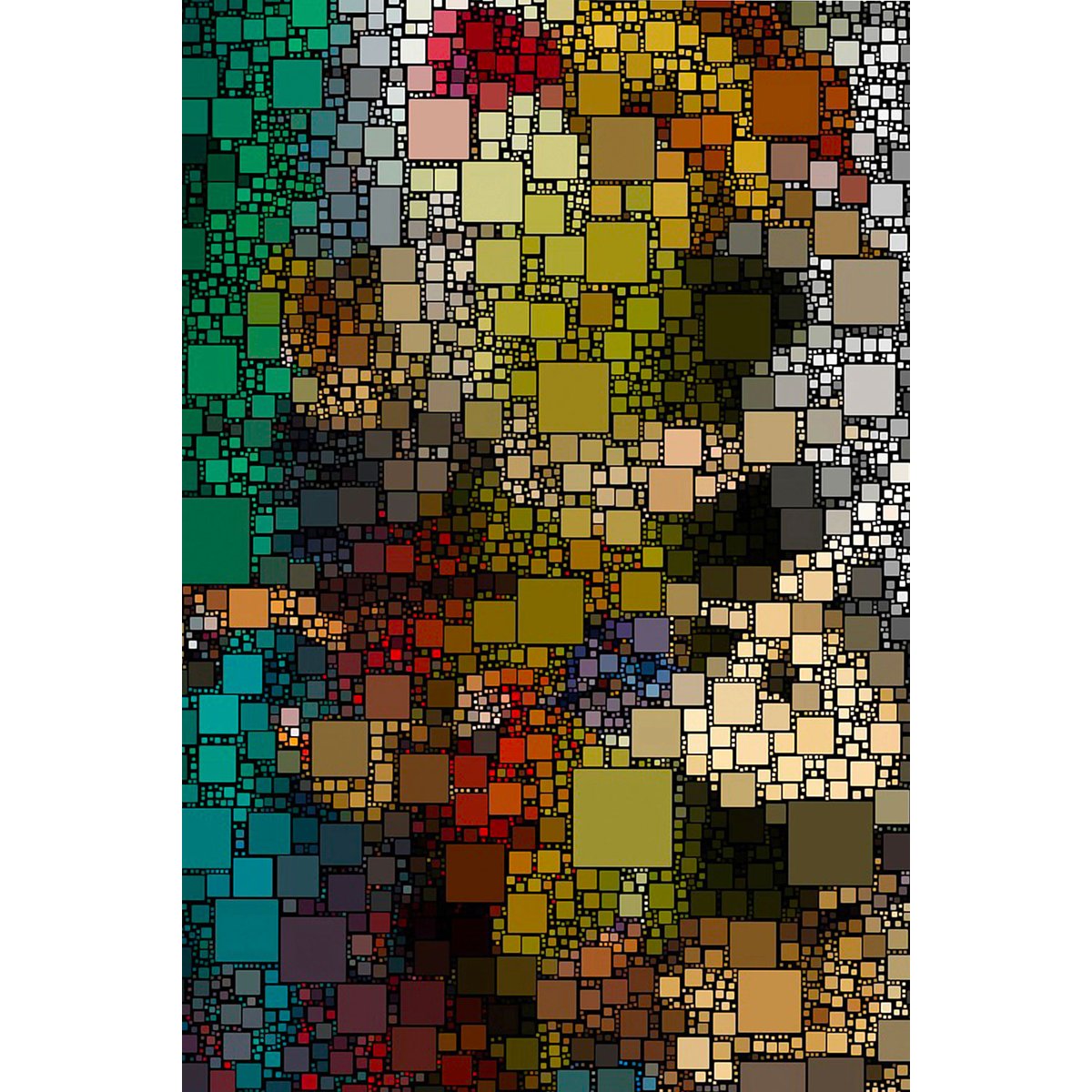 Tableau vitraux sagrada familia tableau alu dibond, HEXOA