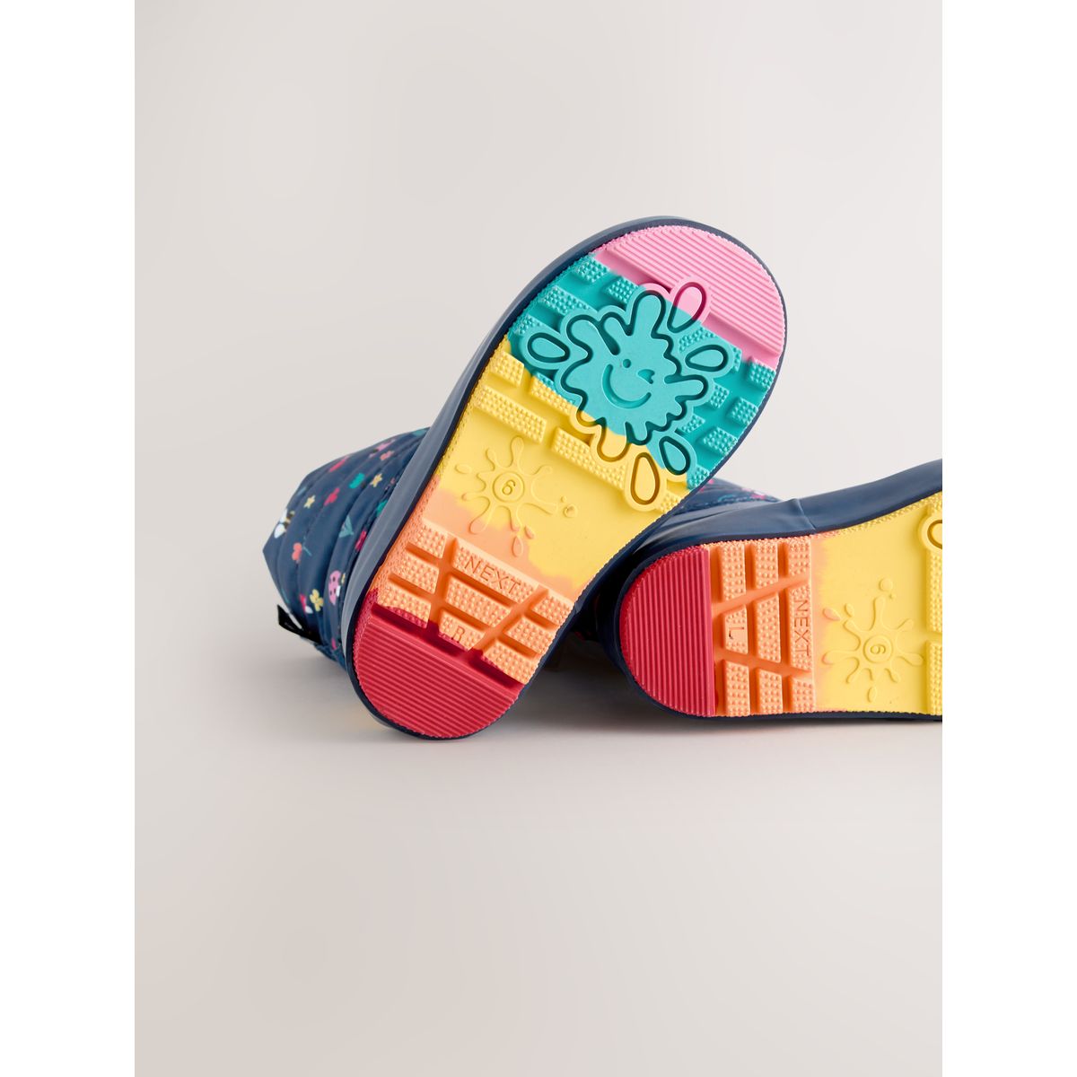 Bottes en caoutchouc thinsulate doublées bleu marine, NEXT