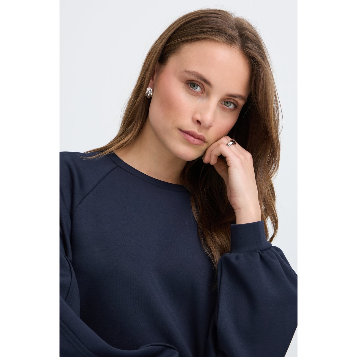 Sweatshirt bleu dark sapphire, B.YOUNG