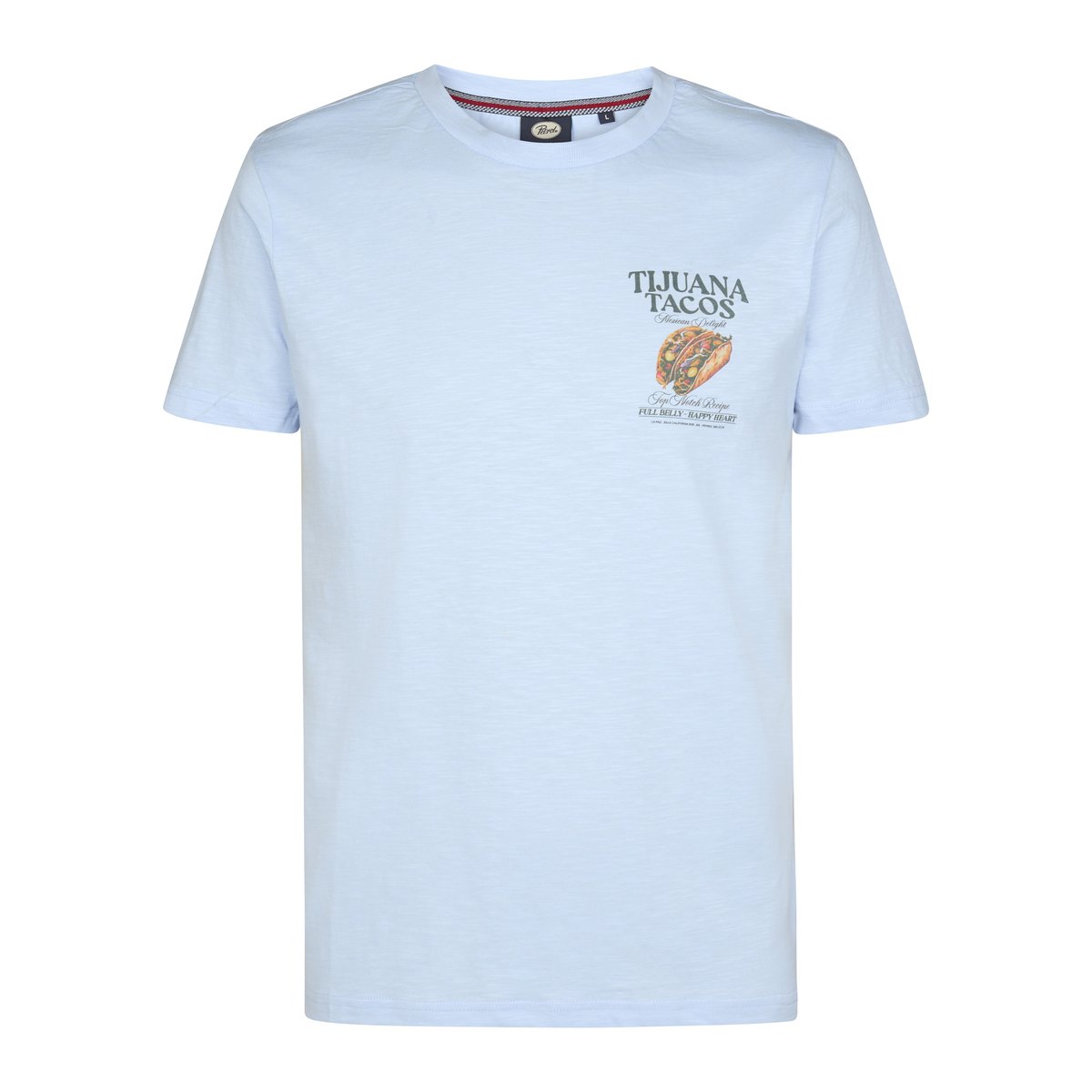 T-shirt à imprimé au dos tijuana bleu sky, PETROL INDUSTRIES